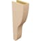 Ekena Millwork 5"W x 10"D x 30"H Thin Greensboro Rough Cedar Woodgrain TimberThane Corbel, Primed Tan CORUR05X10X30GRNRCPR - alternate 5
